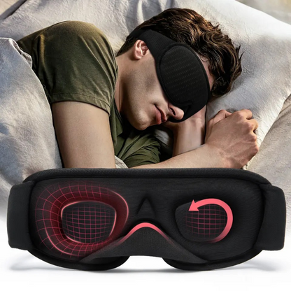 AeroEaze™ 3D Memory Foam Sleep Eye Mask